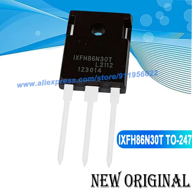 (5 Pieces) IXFH120N20P TO-247 200V 120A / IXFH21N50 500V 21A / IXFH80N085  85V 80A / IXFH86N30T 300V 86A TO-247