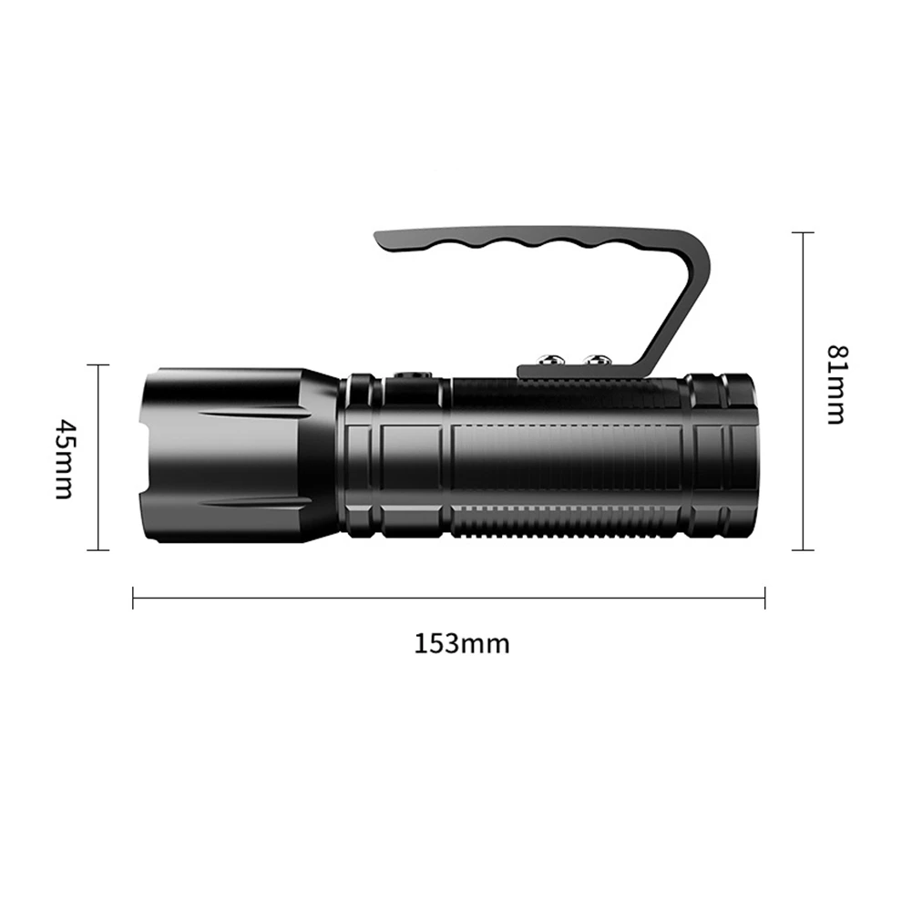【~ New N07R】Super Bright Special Lamp Dual Light Source Rechargeable Outdoor LED Banknote Detector Strong Light Flashlight