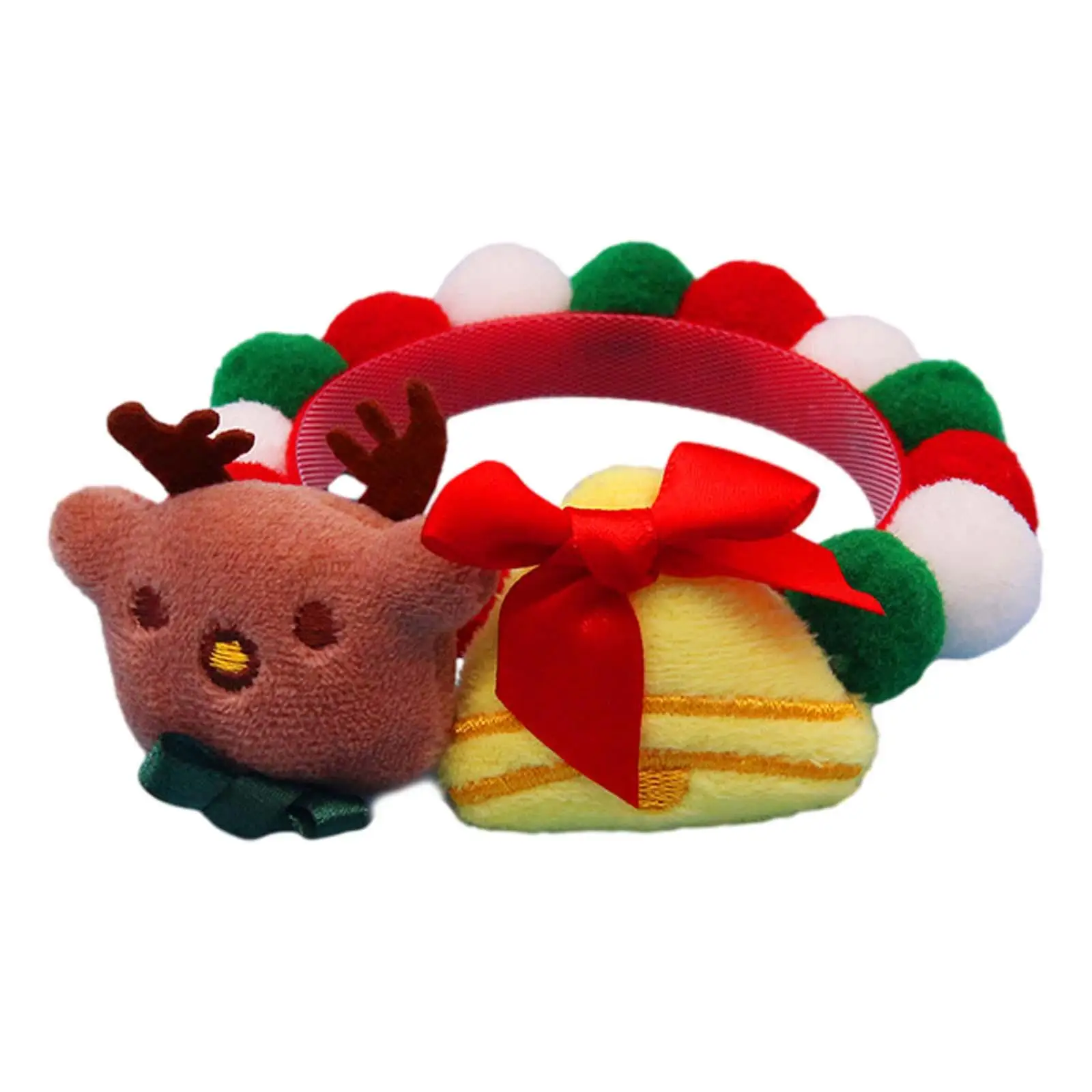 Christmas Cat Collar Adjustable Pet Dog Necklace Collar for Festival Cosplay