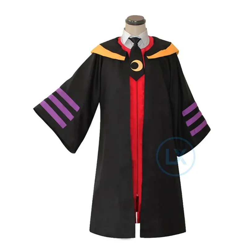 Disfraces de Cosplay para el aula de asesinato, uniformes de disfraz de Koro Sensei, fiesta de Halloween, juego de Anime, máscara de Ansatsu Kyoushitsu, regalo