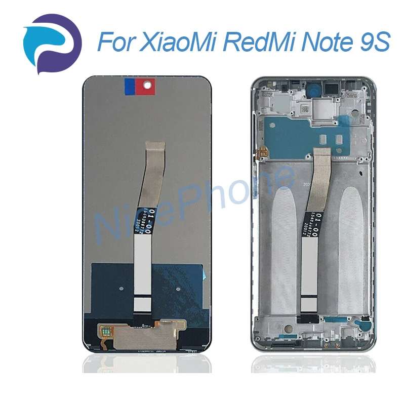 for XiaoMi RedMi Note 9S LCD Screen + Touch Digitizer Display 2340*1080 M2003J6A1G RedMi Note 9S LCD Screen display