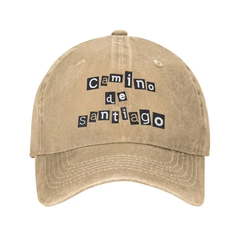 Custom Cotton Camino De Santiago Compostela Peregrino Baseball Cap Men Women Breathable Dad Hat Outdoor