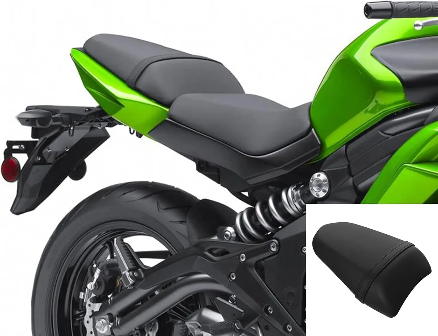 

Rear Passenger Seat Fit For Kawasaki Ninja 650 EX650 ER-6N ER650 2012-2016