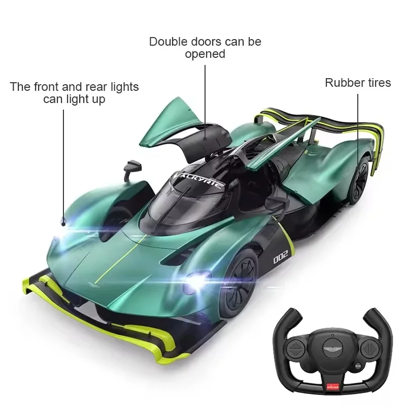 Rastar RC รถ 1/14 Aston Martin Valkyrie AMR Pro 24H Le Mans Rally รีโมทคอนโทรล Racing รุ่นรถของเล่นคอลเลกชันของขวัญ