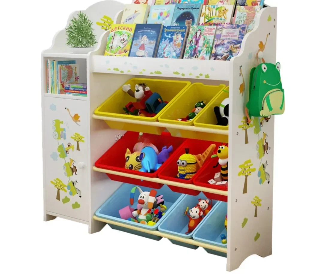 

Wooden bookshelf for kids