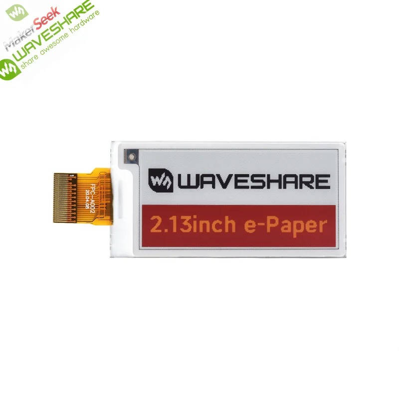 Makerseek & Waveshare 2.13inch e-Paper (G)-SKU-24797-Price without Shipping fee