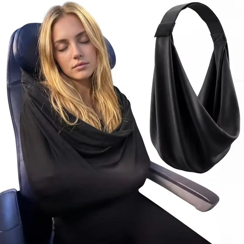 Travel Pillow with Eye Mask 3-in-1 Airplane Sleep Support Travel Essentials for Comfort Portable Sleep System with Neck Support