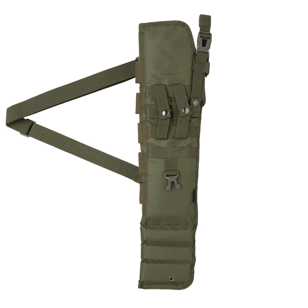 Tactical Shotgun Rifle Scabbard Bag Molle Shoulder Sling Case Padded Bag Hunting Bags With Shell Pouch Long Carry Bags