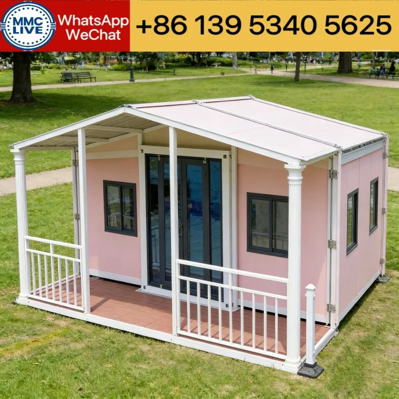 

Low-priced 10-foot expandable container house, latest design capsule house, outdoor luxury prefabricated mobile container house