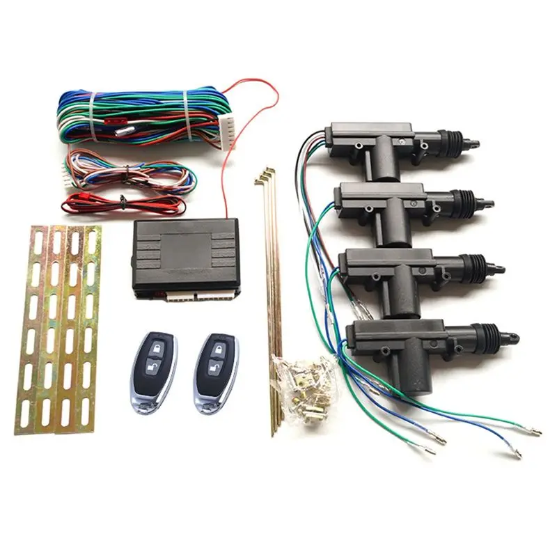 Universal Keyless Entry Car Kit With Remote Control Conversion For 4 Doors, Power Central Locking System