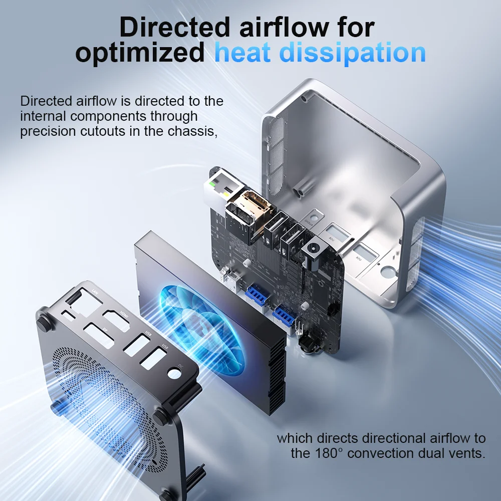 ACEMAGIC N150 Vista Mini PC V1 Twin Lake N150 (Beat N100/N95، حتى 3.6 جيجا هرتز) 16 جيجا بايت DDR4 RAM 512 SSD أجهزة كمبيوتر صغيرة 11 Pro لسطح المكتب