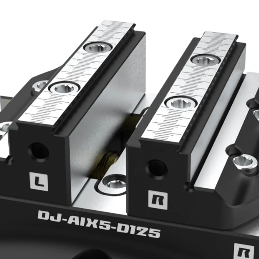New four or five axis quick change fixture CNC machining center zero point disc type integral self centering concentric vise