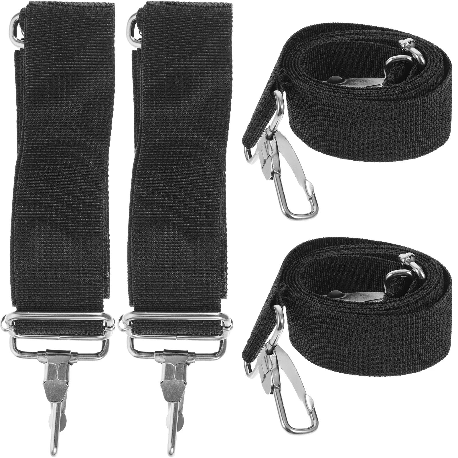 4Pcs Snare Drum Shoulder Strap African Drum Strap Polyester Snare Drum Strap with Metal Hook snare drum sling