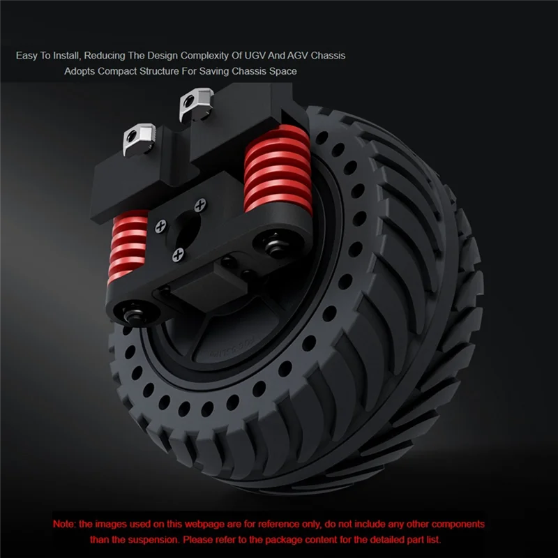 

All-Metal Compact UGV Suspension (A), High-Strength Spring, 7.5KG Load Capacity, Suitable For DDSM115 Hub Motor-AB36