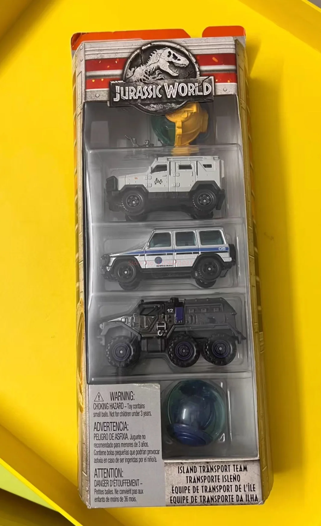 รถโมเดลไดแคสต์จากภาพยนตร์จูราสสิคพาร์ค ชุด 5 คัน FMX40 ขนาด 1/64 ของเล่นสะสม ของขวัญวันเกิดสำหรับเด็กผู้ชาย