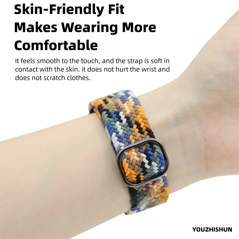 Correa de reloj elástica tejida de nailon para Redmi Watch 3, hebilla de Metal de liberación rápida, correa de reloj inteligente ajustable transpirable para hombres y mujeres