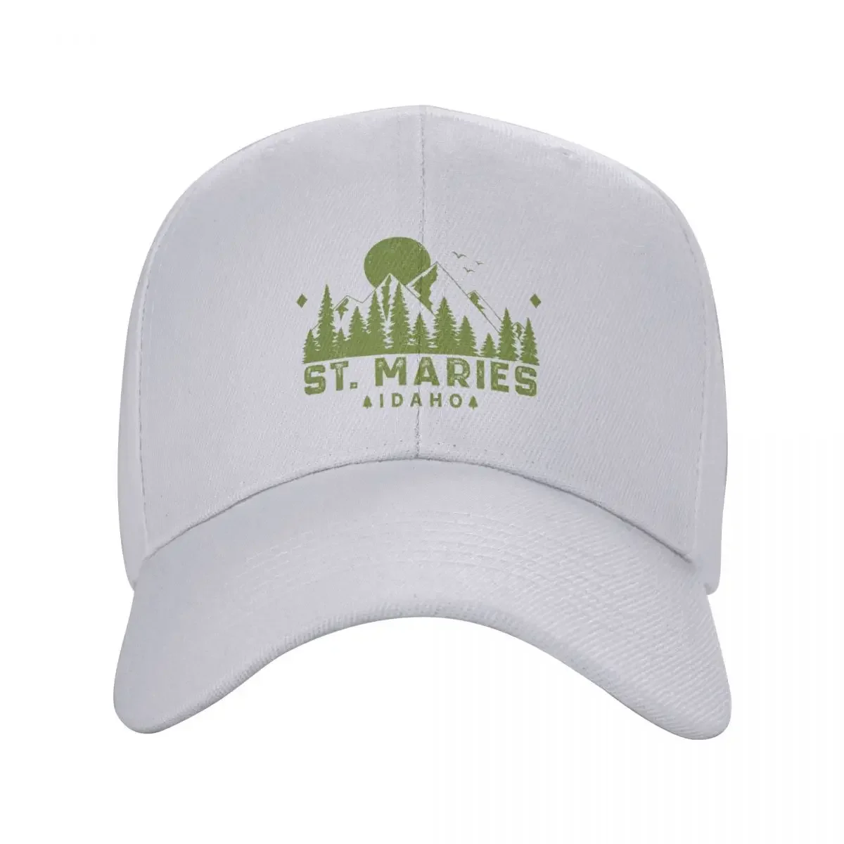 St Maries Idaho Mountain Souvenir Baseball Cap Beach fashionable Brand Man cap Trucker Hat Female Men's