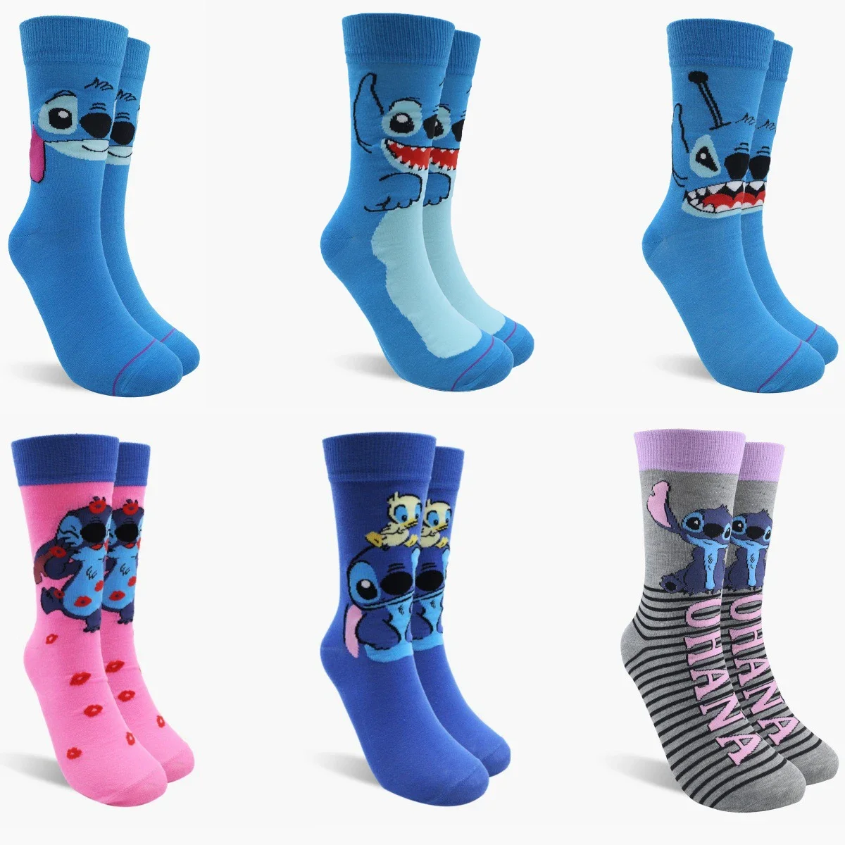 

Funny Stitch Socks Hot Selling High Quality Anime Socks Men's Women's Funny Socks Personality Fashion Socks Cartoon Socks