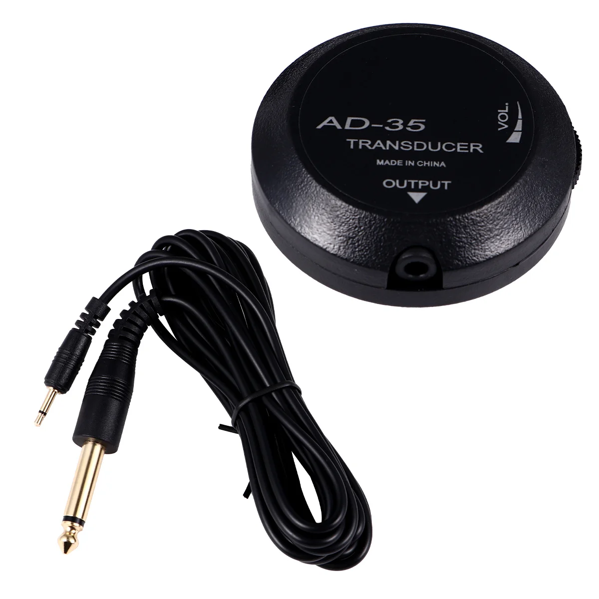 

Piezo Pickup Acoustic Guitar Small Size Back Adhesive Hole-Free Installation Adjustable Volume for Ukulele Banjo Mandolin