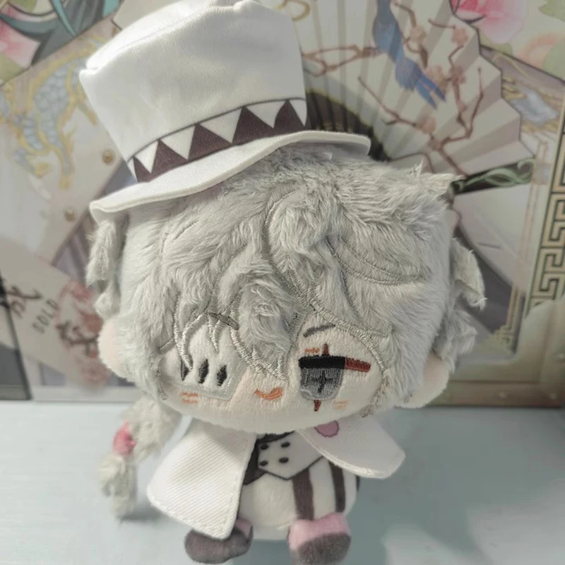 10cm Gogol Fyodor Plush Dolls Mini Soft Bungou Stray Dogs Plushie Keychain Bag Pendant Doll  Dazai Osamu Toys Holiday Gift