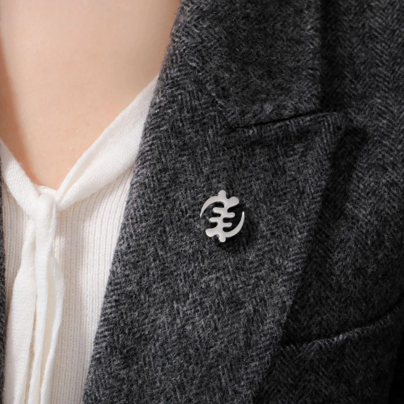 LIKGREAT أفريقيا Adinkra رمز بروش للرجال Gye Nyame دبوس من الفولاذ المقاوم للصدأ الحكمة مجوهرات العرقية تميمة هدية عيد ميلاد #3