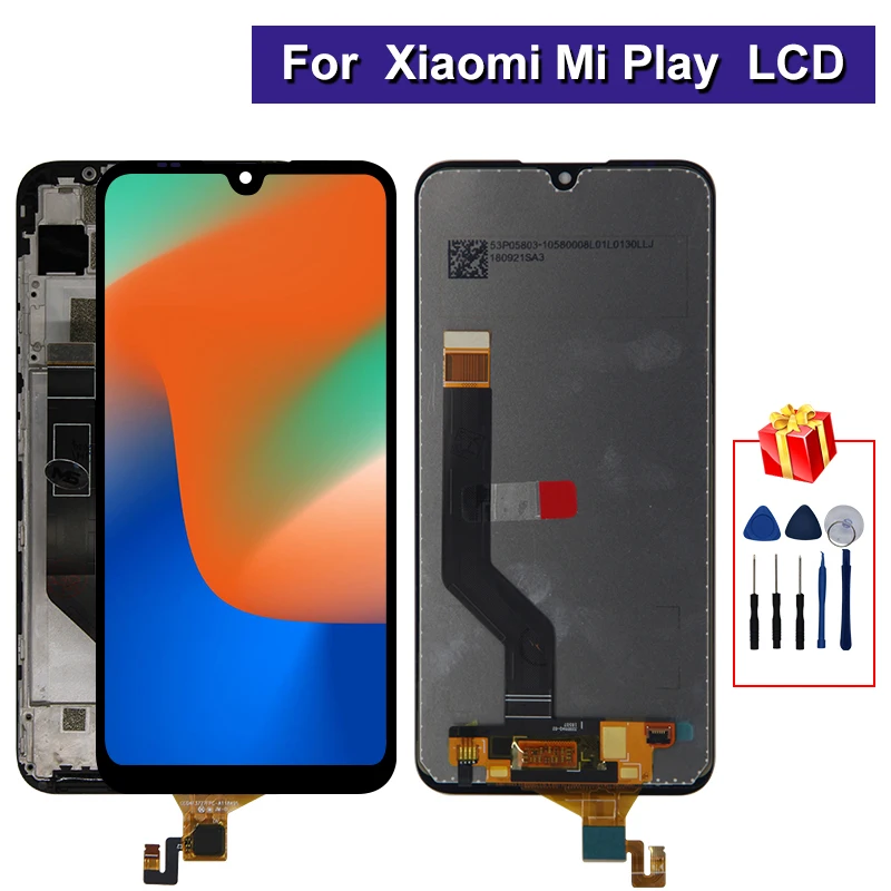 

5.84 Inch For Xiaomi Mi Play LCD Display Touch Screen With Frame Disgitizer Assembly For Xiaomi Play Replacement Parts Digitizer