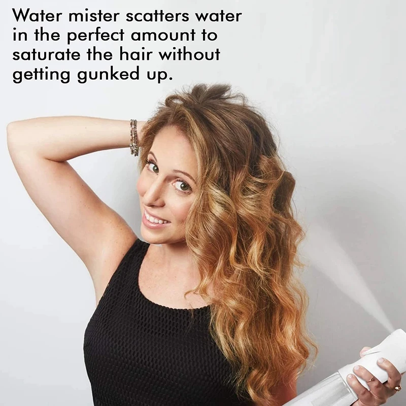 A38T-Continuous Sprayer Hair Water Ultra Fine Mister Spray Bottle Propellant Free For Hairstyling, Misting,Salon 300Ml