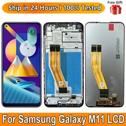 6.4“IPS For Samsung Galaxy M11 LCD Display Touch Screen Sensor Digiziter Assembly Replace For Samsung M11 M115 With Frame