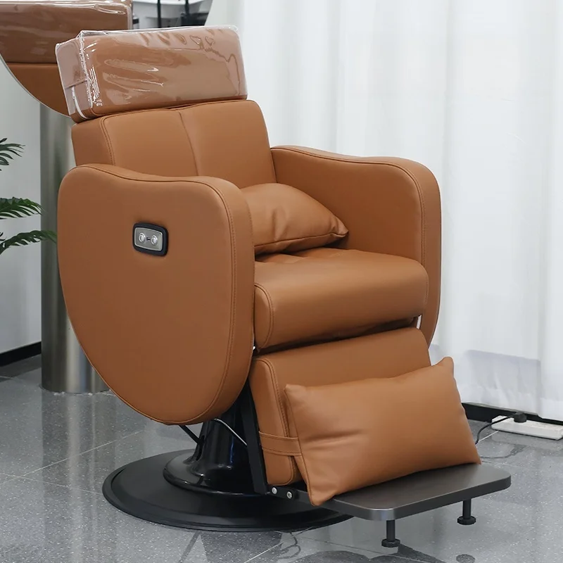 High-Quality&Electric Barber Chair with Adjustable Headrest and Lift Function for Hair Salons, Beauty Spas, and Massage Parlors