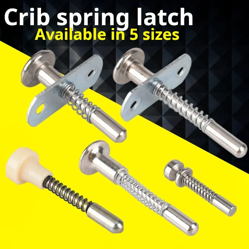 

Baby Bed Hardware Baby Bed Accessories Spring Pin Pigeon Cage Switch Storage Door BB Bed Lift Adjustment Rod Accessories
