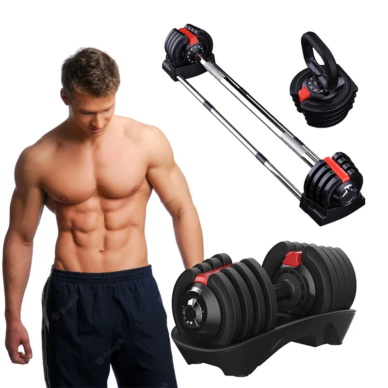 

20 Kg Strength Training Adjust Dumbbell Sets Wholesale Price Adjustable Dumbbell Home Fitness 40 Kg Dumbbells