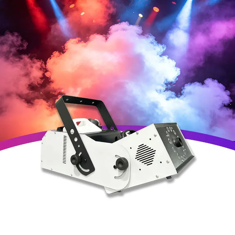 2000W RGB LED Fog Machine for Wedding Party with DMX512 Remote Control Iron AC 110-240V 5L Oil Pot 10m Spraying Distance