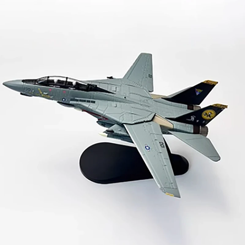 

Diecast 1:100 Scale F-14D VF31 Squadron Alloy Finished Aircraft Simulation Model Static Decoration Souvenir Gifts For Adult Boy