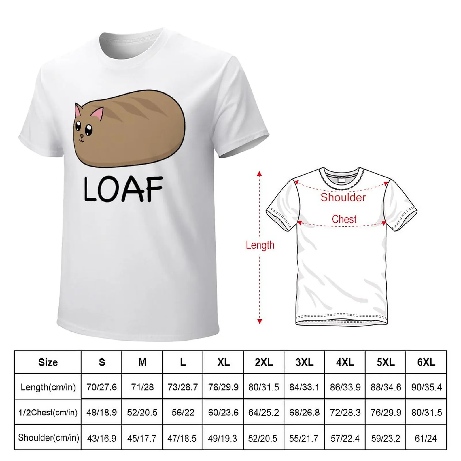 Heavy Mental Music Cats Meme Cute Cat Loaf 2 T-shirt Harajuku Movement  Funny Tees Graphic Vintage Fitness USA Size image 6