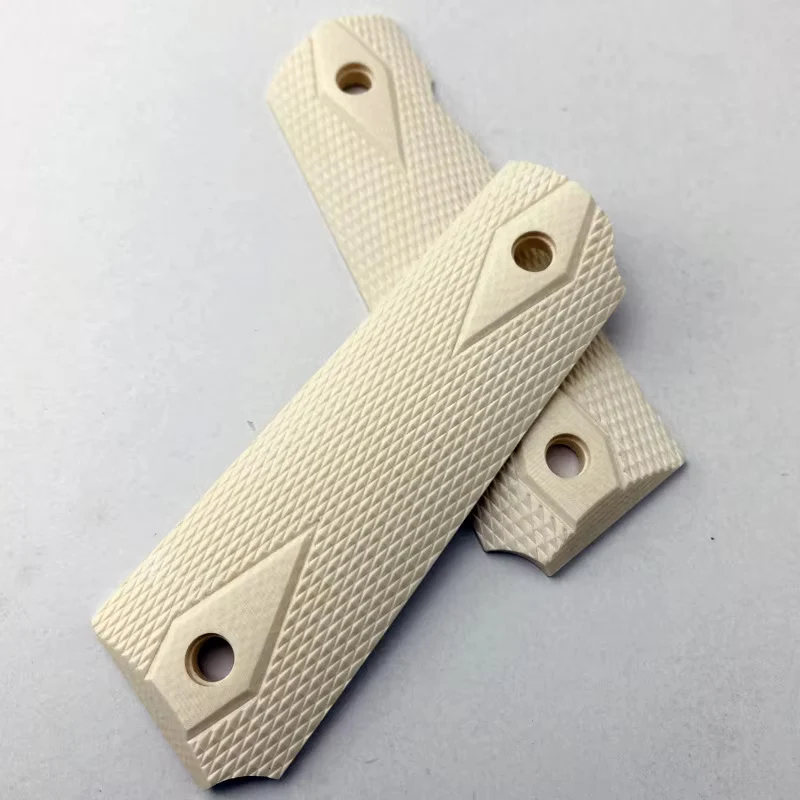1 Pair Resin Material Imitation Ivory CNC 1911 Grips Handle Patches Custom DIY Making Shank Scales Modified Accessories Parts