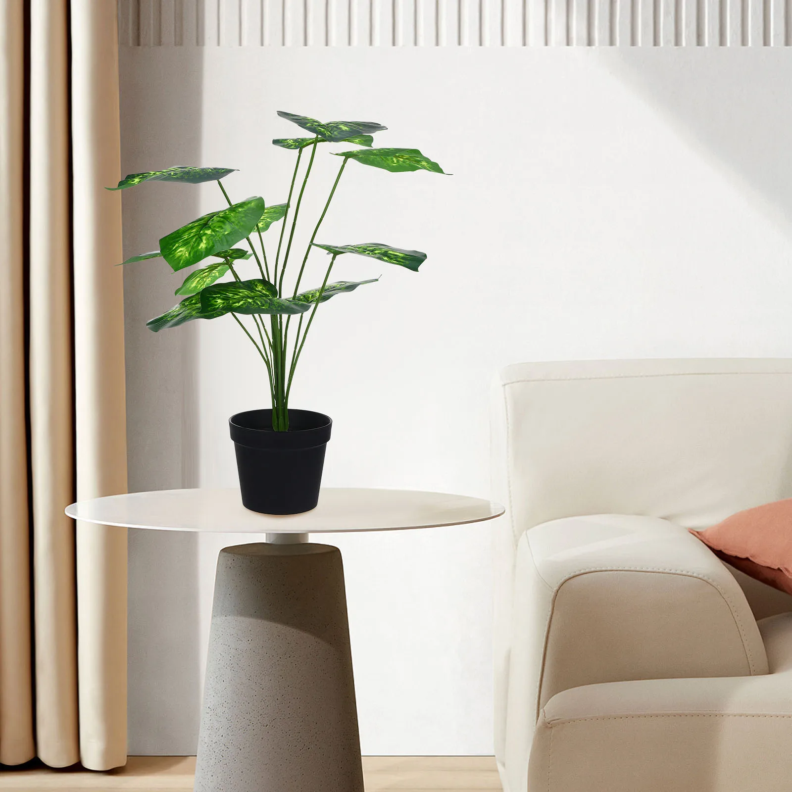 

Simulation Greenery Potted Plant Realistic Faux Scindapsus Artificial Indoor Green Plant For Home Office Desk Decor Fake