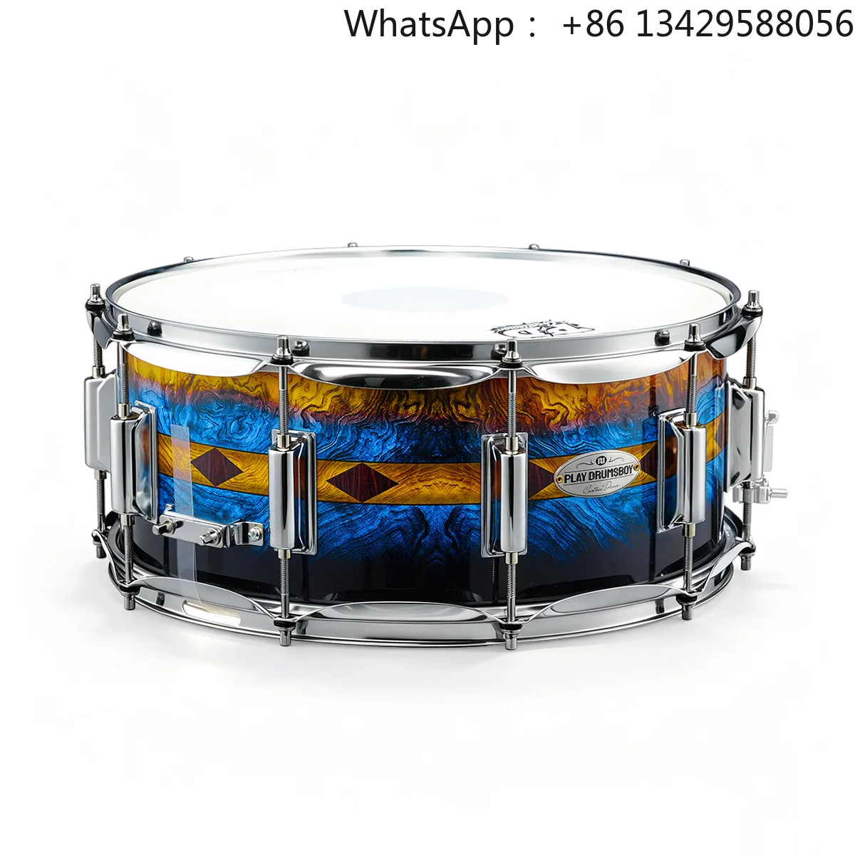 Professional Snare Drum Factory Direct Acoustic Percussion Kit with Premium Metal Fittings for Band Musicians