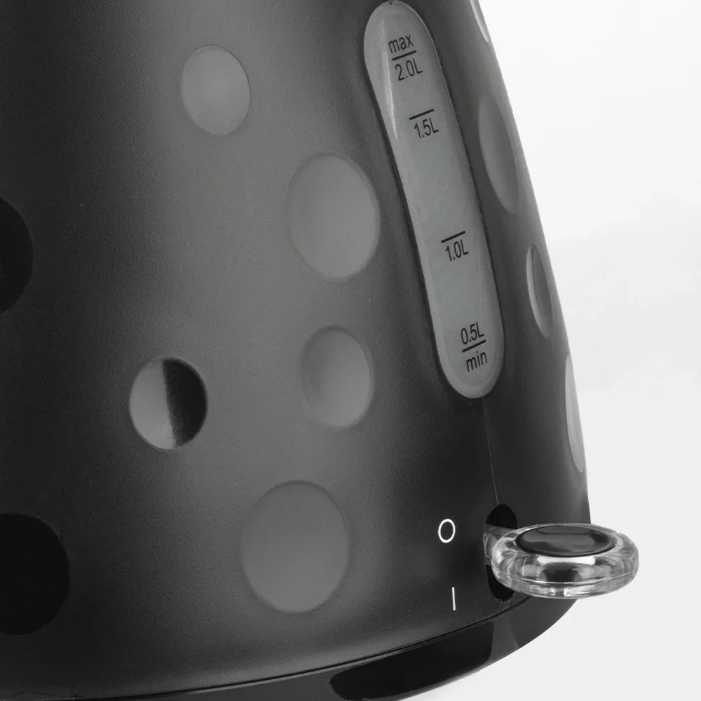 الفولاذ المقاوم للصدأ 2L غلاية كهربائية غلاية منزلية إيقاف تلقائي إبريق قهوة محمول براد شاي مضاد للحرق الجاف #6