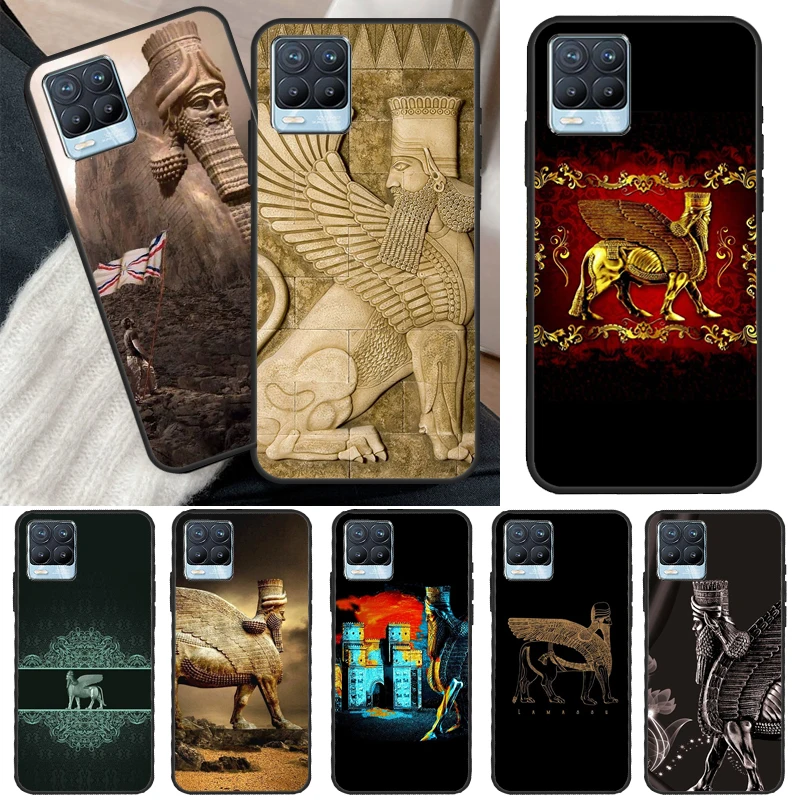 Lamassu Assyrian Winged Bull Case For Realme 9 8 Pro 8i 9i GT Master GT Neo 2 3 Cover For OnePlus 9 Pro 10 Pro Nord2 9R