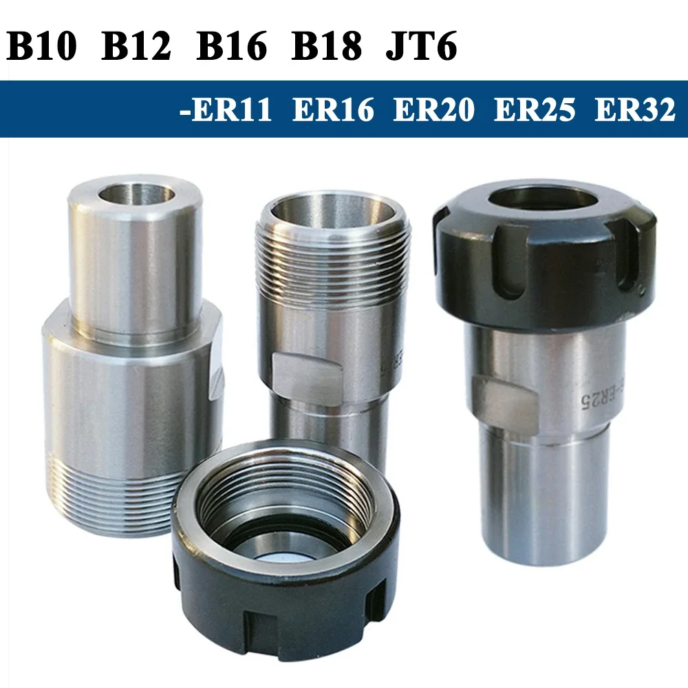 

ZCD High precision drill chuck ER chuck B10 B12 B16 B18 JT6 ER11 ER16 ER20 ER25 ER32 drill chuck tool holder motor shaft