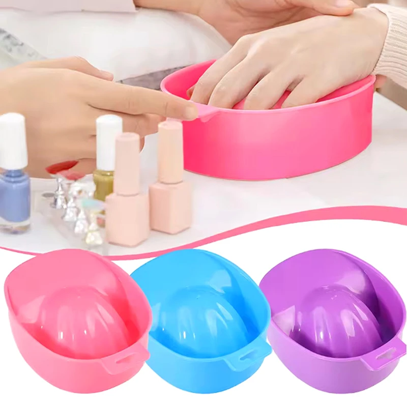 Soak des ongles bol à main adoucir la peau morte outils de soin des ongles propre soin des ongles avec dissolvant des ongles dissolvant des ongles bol outil de manucure