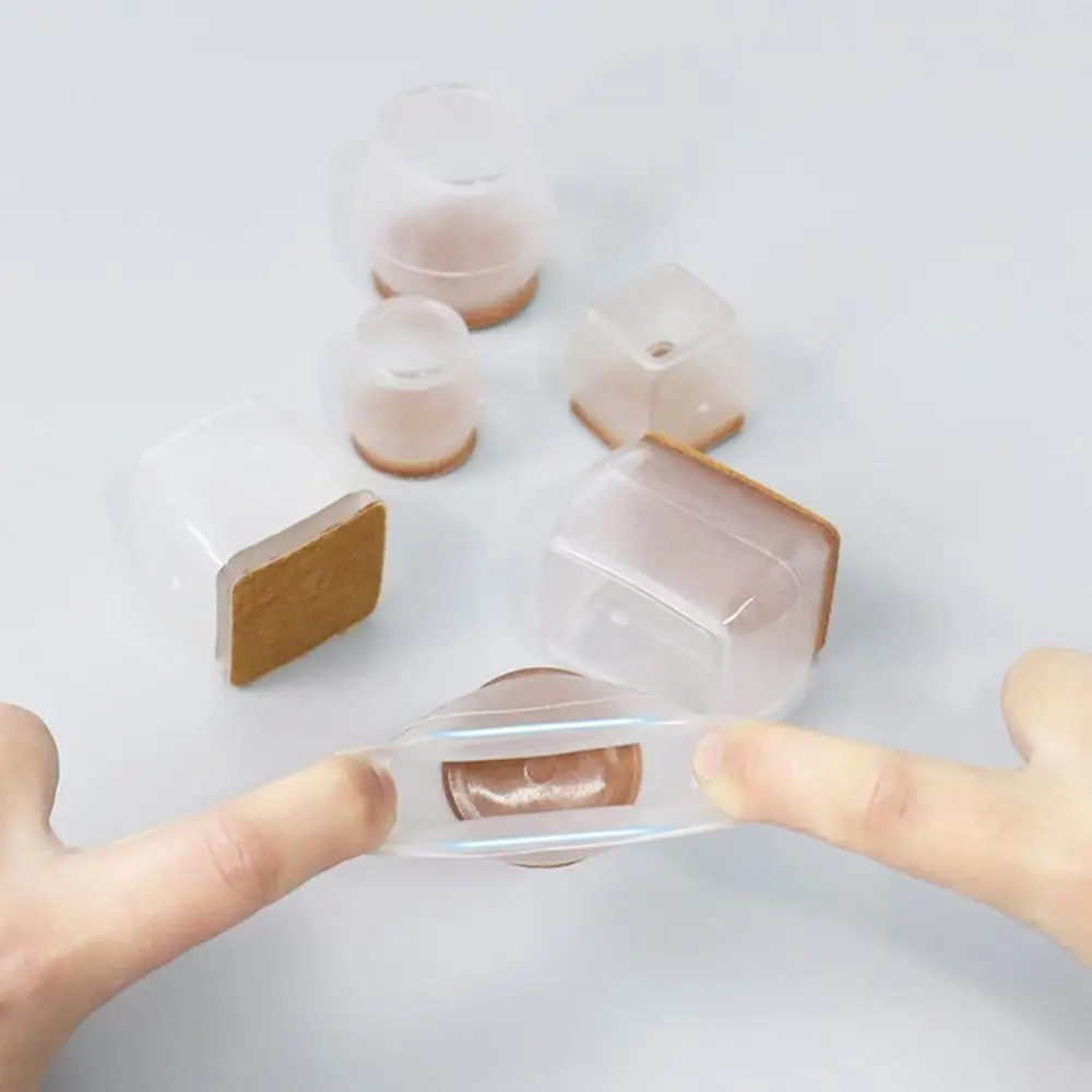 Estera antideslizante con absorción de impacto para reducir el ruido, cubierta protectora de suelo de fieltro, gorros para patas de silla, almohadillas para pies de muebles, decoración del hogar