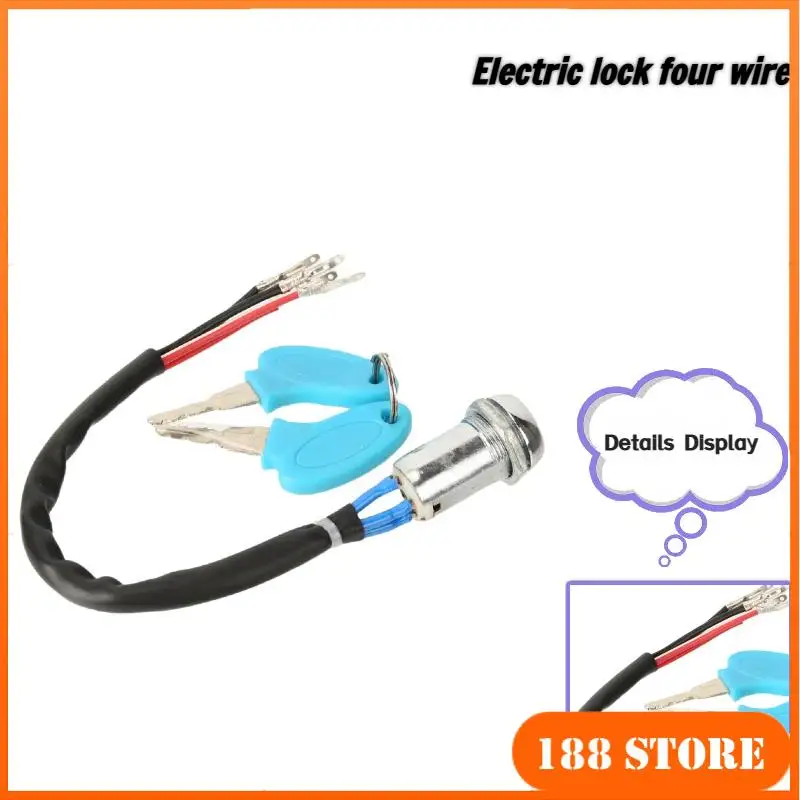

Scooter & ATV – High Durability & Easy Installation 4 Wire Ignition Key Switch Replacement for 2 Stroke Quad Bike