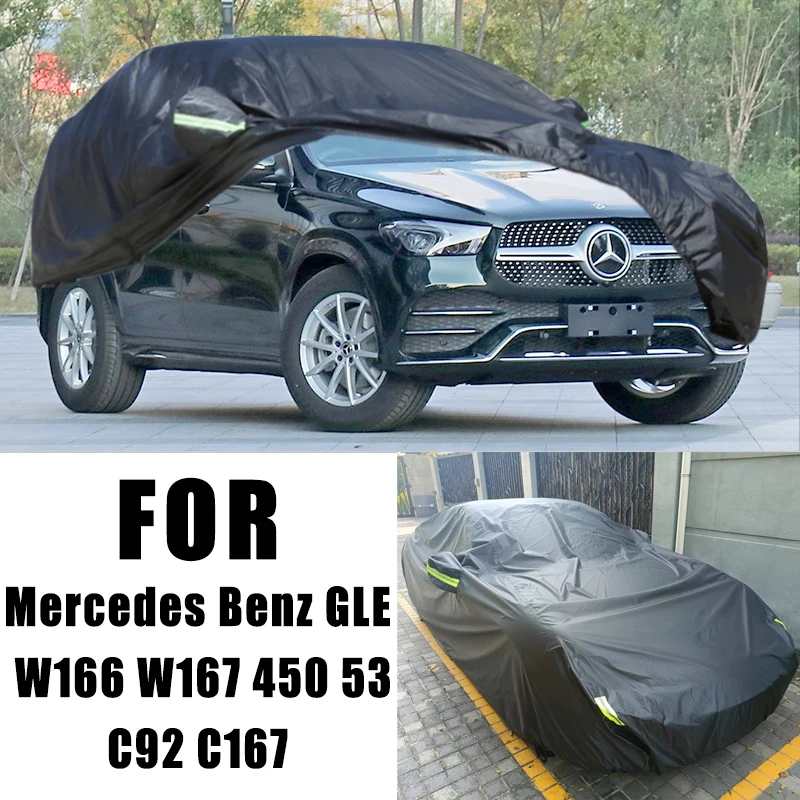 

For Mercedes Benz GLE W166 W167 450 53 C92 C167 Car Covers Waterproof Dustproof UV Proof Snowproof Scratch Resistant Protection