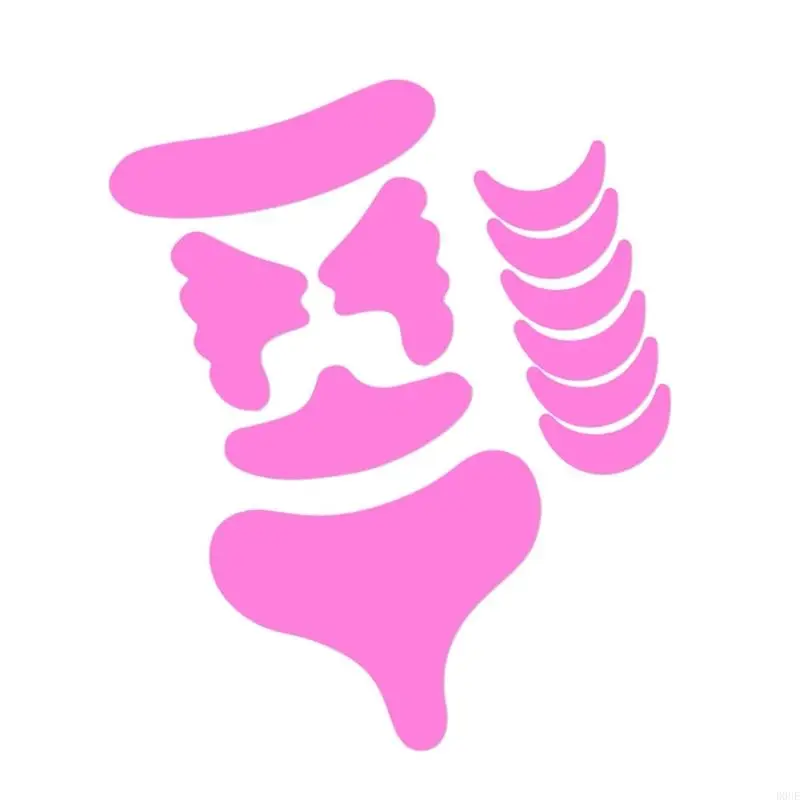 D0UE – autocollants transparents contre les rides du front, 11 unités, soins peau réutilisables pour une utilisation