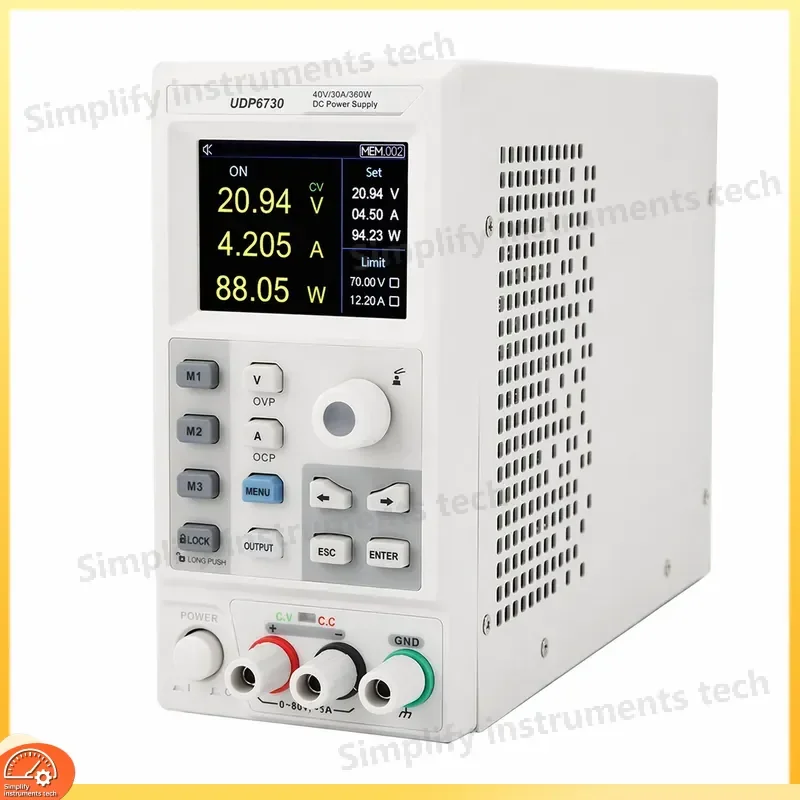 80V Low Ripple High Precision Switched DC Power Supply Voltage Current Output Adjustable Lab Bench Power Supply UDP6731