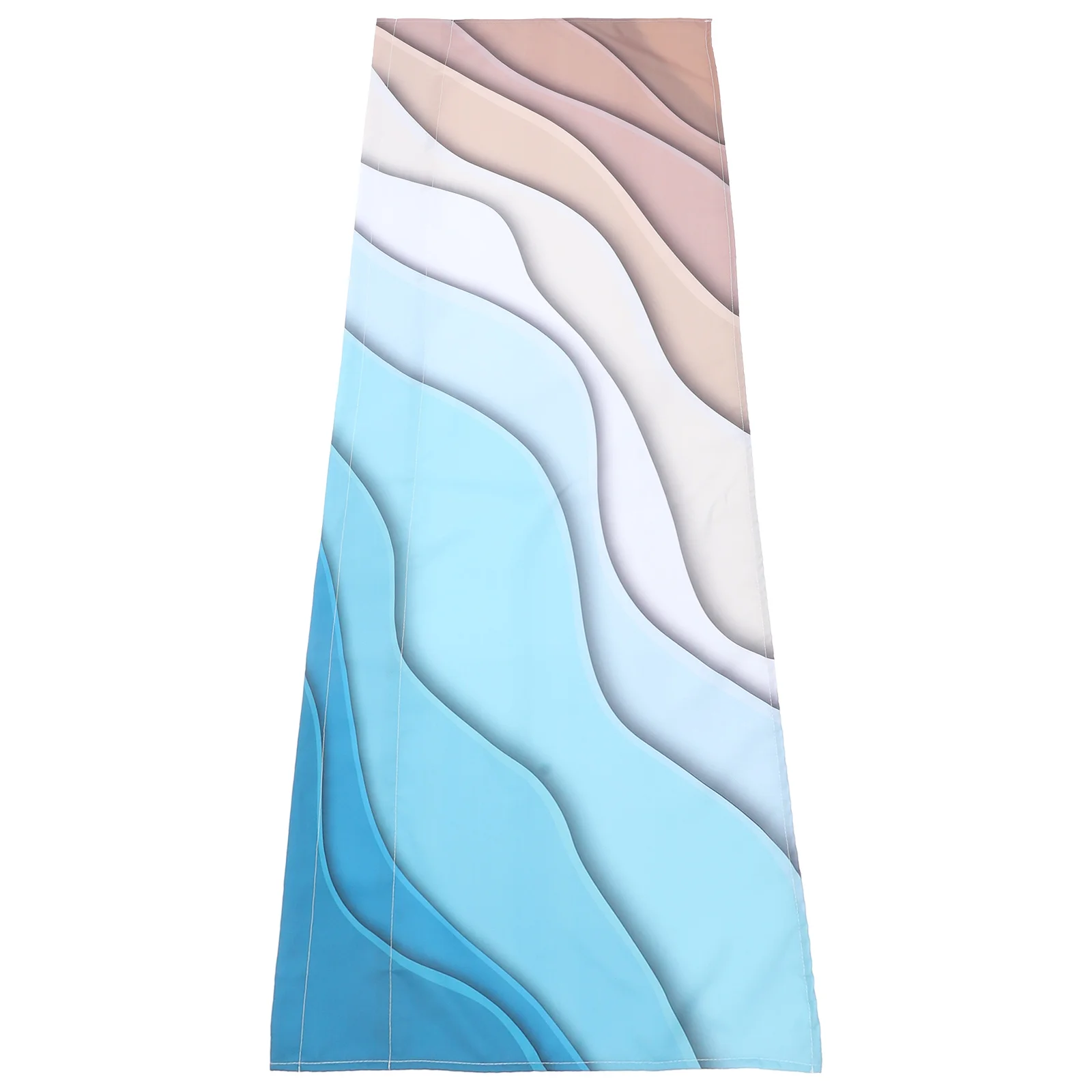 

Farmhouse Kitchen Curtain Valance Soft Color Gradient Design for Living Room Bedroom Window Privacy Protection