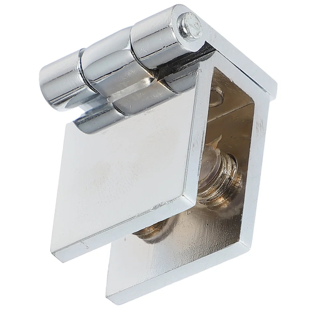 

Glass Door Hinge Zinc Alloy Durable Heavy Duty for Shower Room Wine Cooler Cabinet Display Smooth Silent Operation