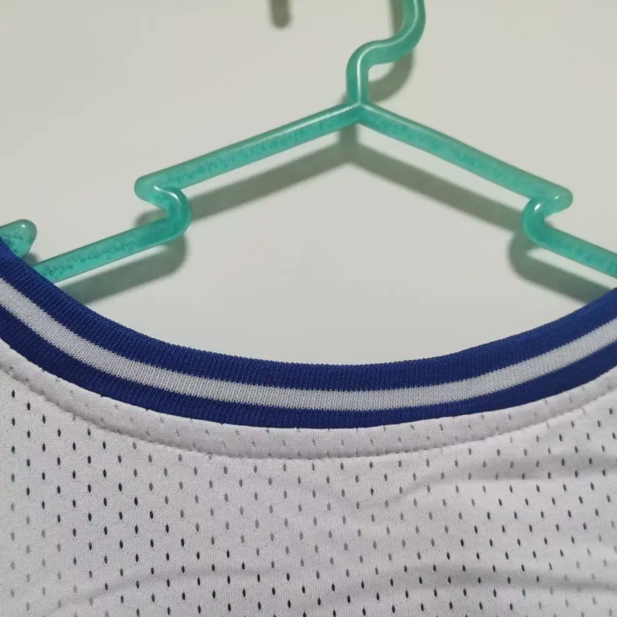 Uomo # 34 Maglia Jesus Shuttlesworth Maglia Lincoln High School Blu Bianco Ray Allen Film He Got Game Maglie da basket