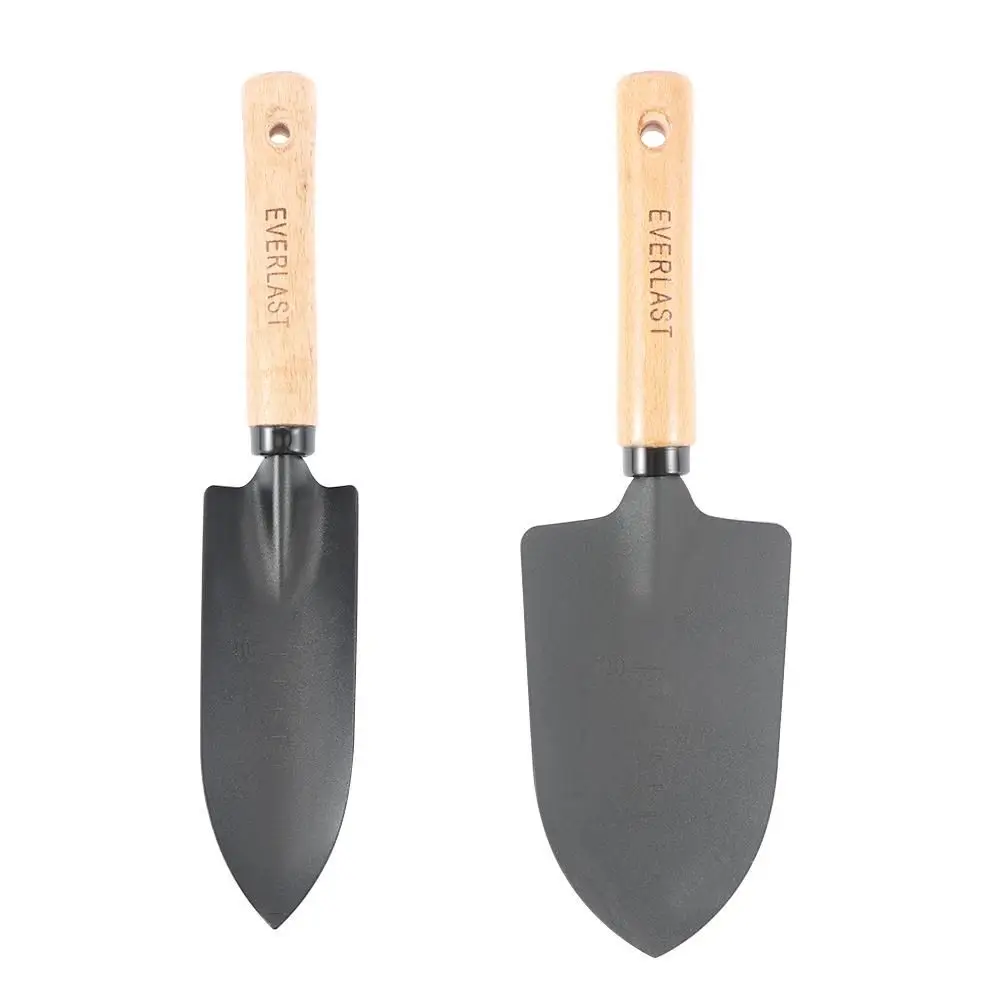 

Wooden Handle Durable Grass Flower Transplanting Spade Garden Tools Shovel Hand Tools